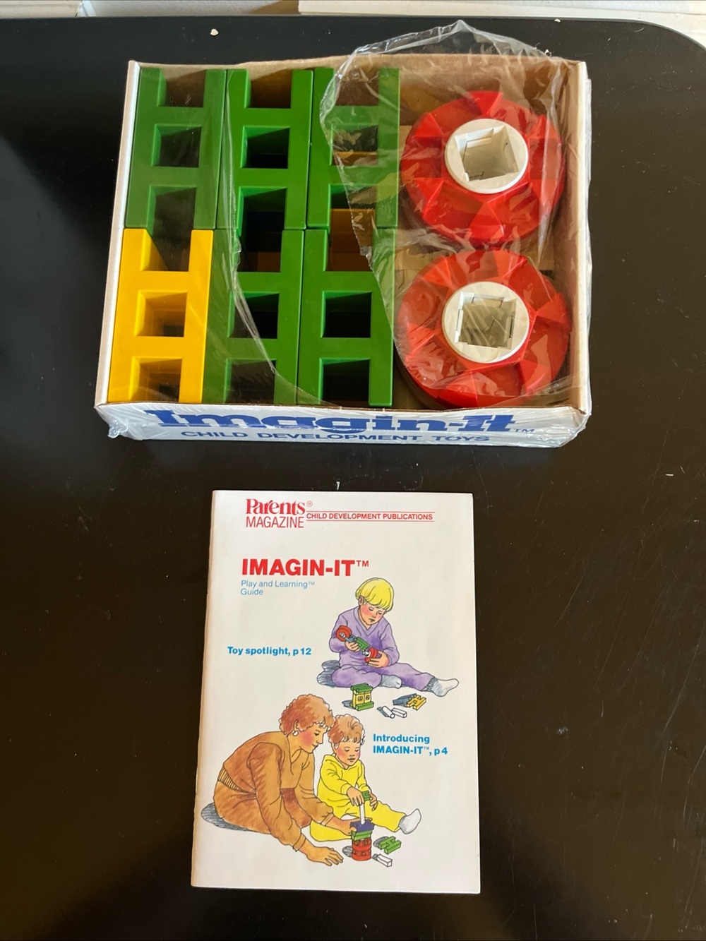 vintage 90s NIB parents magazine Imagin-It Child development toy